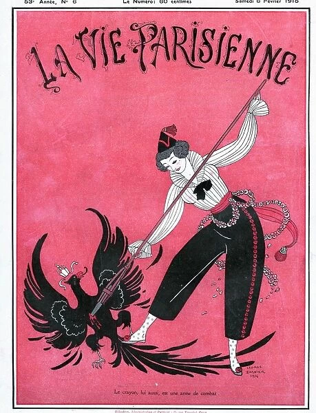 La Vie Parisienne 1915 1910s France glamour erotica by george barbier magazines anti