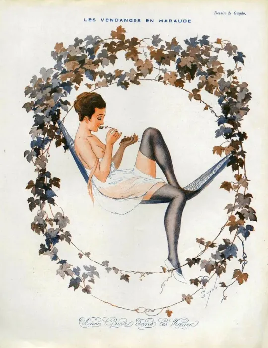 Framed Print : La Vie Parisienne 1916 1910s France cc erotica nightwear nightgowns nightdresses