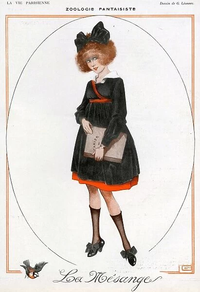 La Vie Parisienne 1918 1910s France Georges Leonnec illustrations erotica schoolgirls