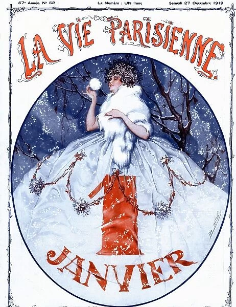 La Vie Parisienne 1919 1910s France glamour winter magazines womens