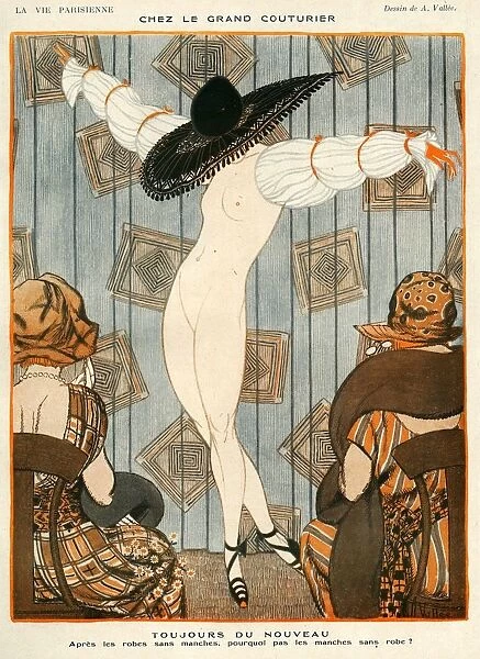 La Vie Parisienne 1919 1910s France A Vallee illustrations erotica fashion shows