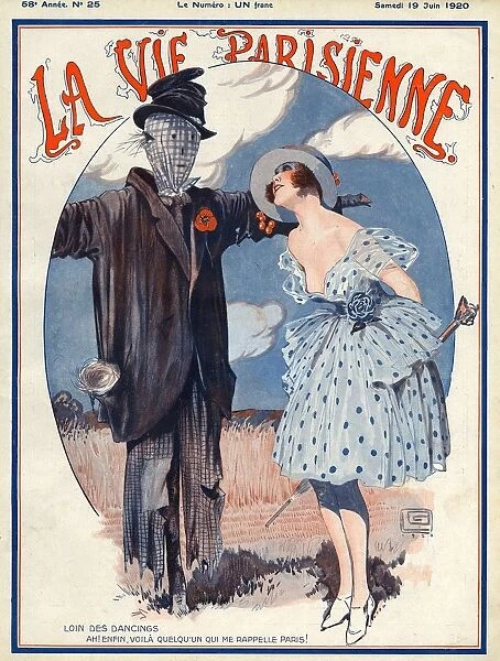 La vie Parisienne 1920 1920s France Georges Leonnec magazines erotica scarecrows