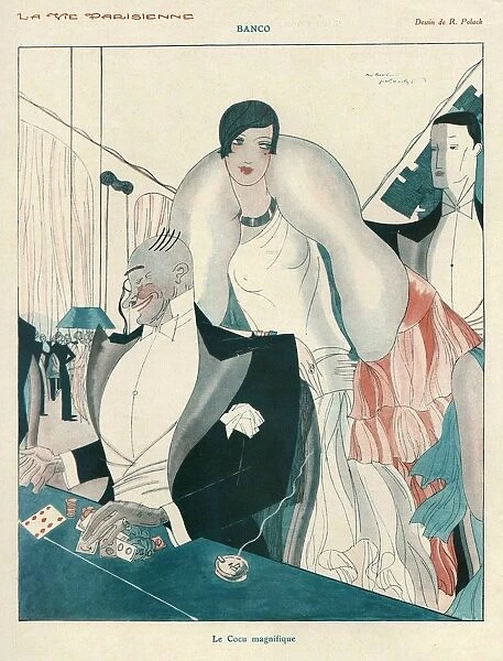 La Vie Parisienne 1920s France gambling casinos young and old sugar daddy daddies