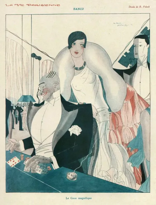 Framed Print : La Vie Parisienne 1920s France gambling casinos young and old sugar daddy daddies Framed Print : La Vie Parisienne 1920s France gambling casinos young and old sugar daddy daddies