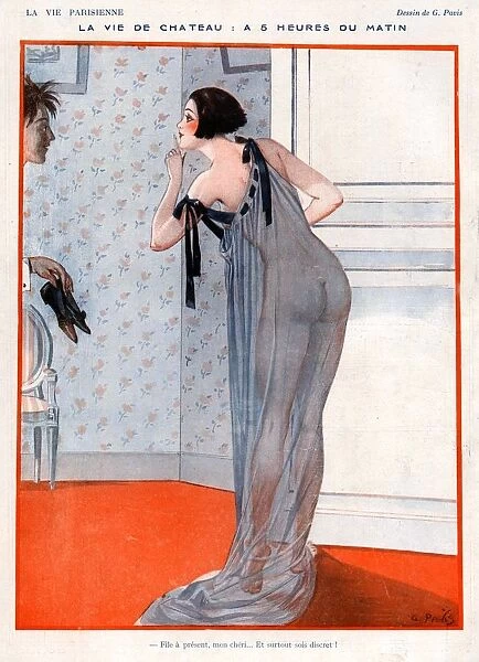 La Vie Parisienne 1920s France Georges Pavis illustrations erotica affairs affair