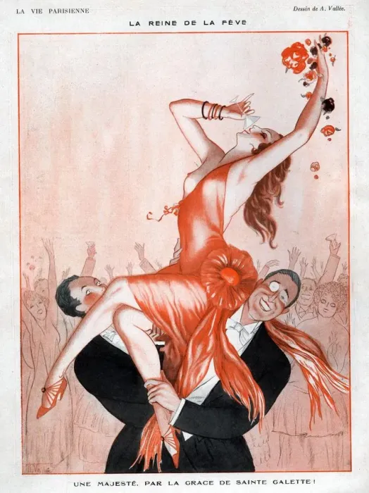 Framed Print : La Vie Parisienne 1920s France A Vallee illustrations erotica drinking