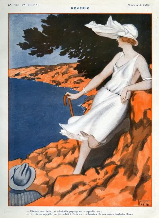 Framed Print : La Vie Parisienne 1922 1920s France Armand Vallee illustrations womens hats holidays Framed Print : La Vie Parisienne 1922 1920s France Armand Vallee illustrations womens hats holidays