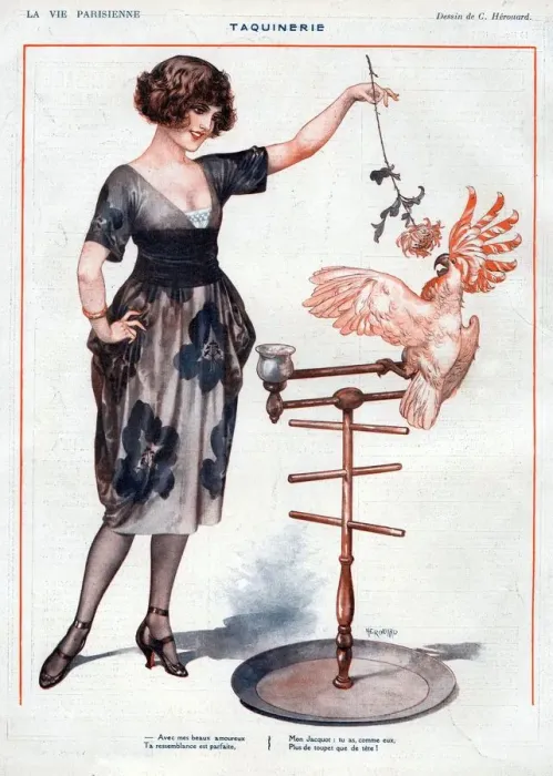 Framed Print : La Vie Parisienne 1922 1920s France Cheri Herouard Illustrations womens dresses Framed Print : La Vie Parisienne 1922 1920s France Cheri Herouard Illustrations womens dresses