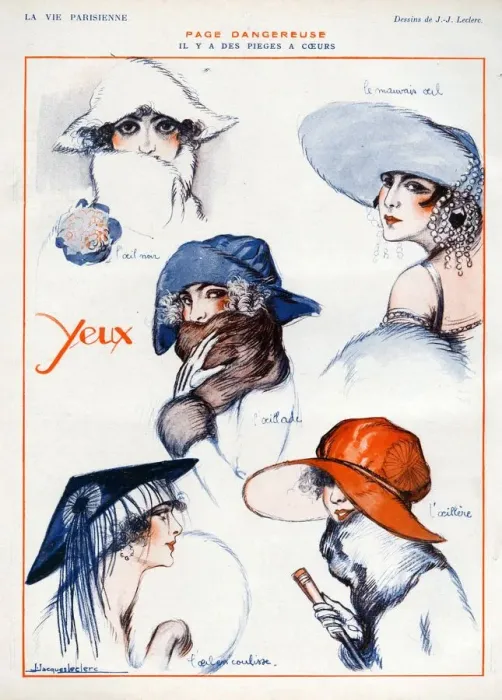 Framed Print : La Vie Parisienne 1922 1920s France Julien Jacques Leclerc illustrations womens portraits Framed Print : La Vie Parisienne 1922 1920s France Julien Jacques Leclerc illustrations womens portraits