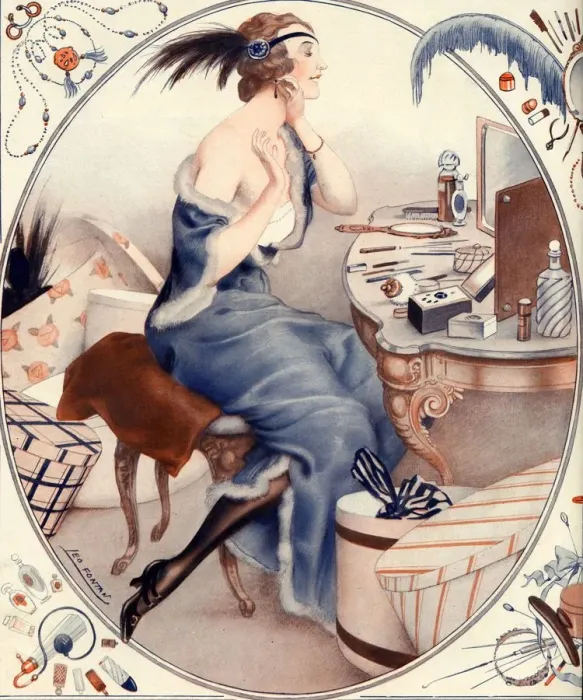 Framed Print : La Vie Parisienne 1922 1920s France Leo Fontan illustrations make-up makeup make Framed Print : La Vie Parisienne 1922 1920s France Leo Fontan illustrations make-up makeup make