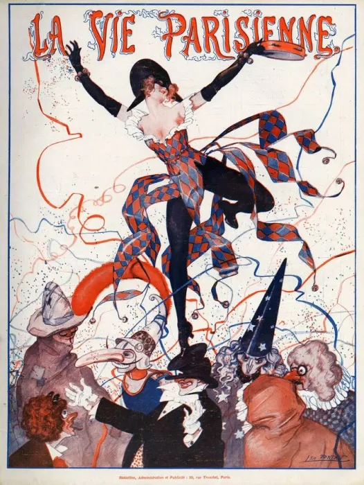 Framed Print : La Vie Parisienne 1922 1920s France Leo Pontan magazines illustrations masquerade Framed Print : La Vie Parisienne 1922 1920s France Leo Pontan magazines illustrations masquerade
