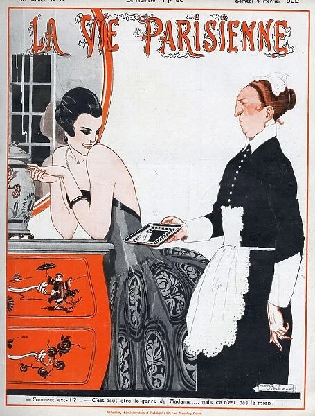 La Vie Parisienne 1922 1920s France Rene Vincent magazines illustrations maids