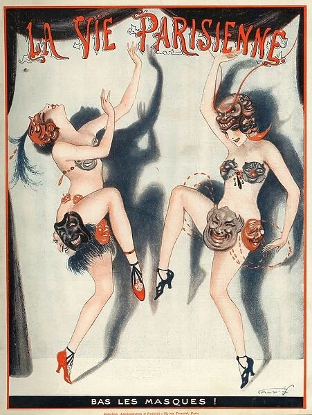 La Vie Parisienne 1922 1920s France ValdAes magazines illustrations erotica dancers