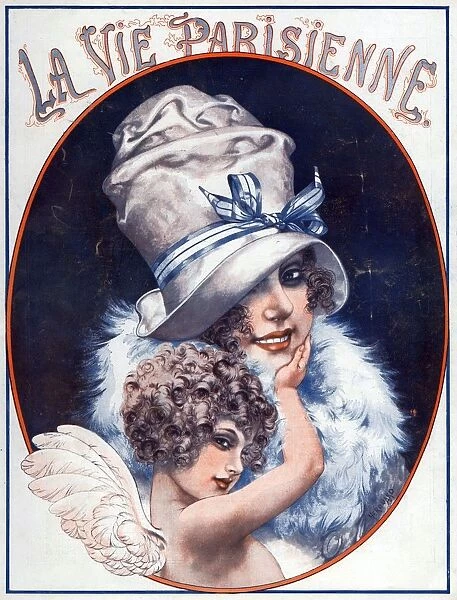 La Vie Parisienne 1923 1920s France C Herouard illustrations magazines womens hats