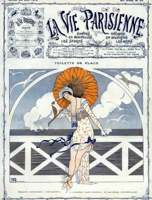 Framed Print : La Vie Parisienne 1923 1920s France Georges Leonnec illustrations erotica umbrellas Framed Print : La Vie Parisienne 1923 1920s France Georges Leonnec illustrations erotica umbrellas