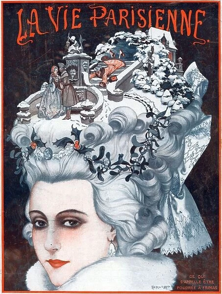 La Vie Parisienne 1923 1920s France illustrations magazines womens wigs