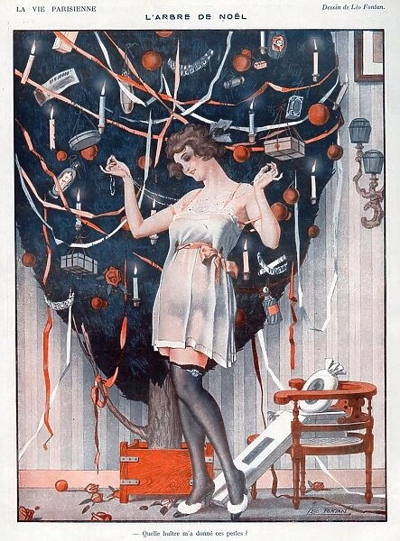 La Vie Parisienne 1923 1920s France Leo Fontan illustrations erotica trees decorations