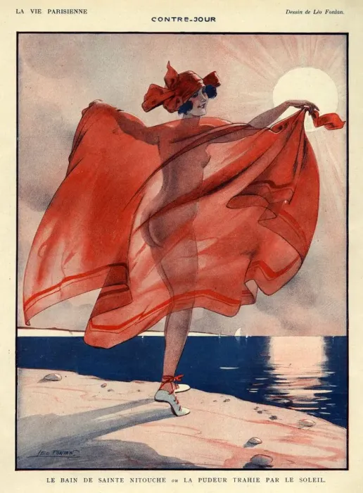 Framed Print : La Vie Parisienne 1923 1920s France Leo Fontan Illustrations naked nudes erotica Framed Print : La Vie Parisienne 1923 1920s France Leo Fontan Illustrations naked nudes erotica