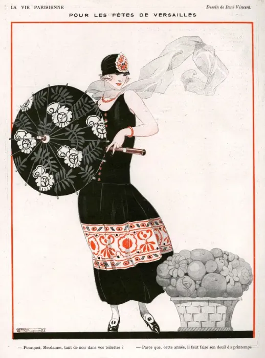 Framed Print : La Vie Parisienne 1923 1920s France Rene Vincent illustrations womens umbrellas parasols Framed Print : La Vie Parisienne 1923 1920s France Rene Vincent illustrations womens umbrellas parasols