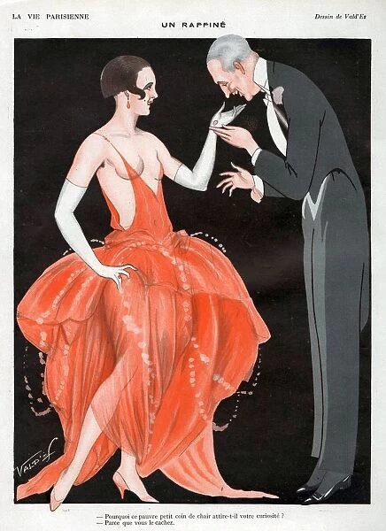 La Vie Parisienne 1923 1920s France Valdes illustrations sugar daddies daddy mens
