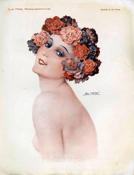 La Vie Parisienne 1924 1920s France cc nudes erotica naked flowers