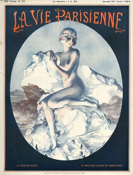 La Vie Parisienne 1924 1920s France Cheri Herouard magazines mountains rock climbing