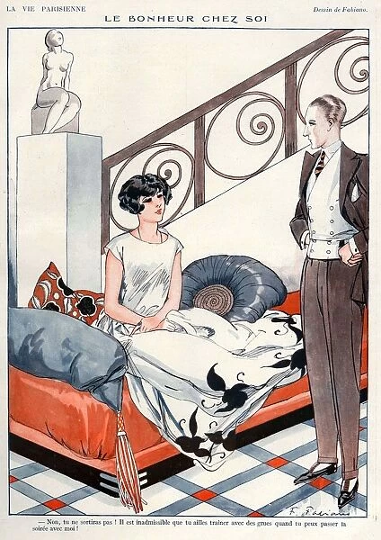 La Vie Parisienne 1924 1920s France F Fabiano illustrations