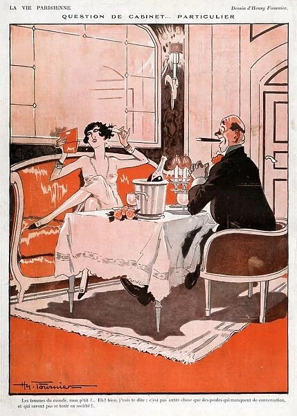 La Vie Parisienne 1924 1920s France H Fournier illustrations erotica sugar daddies