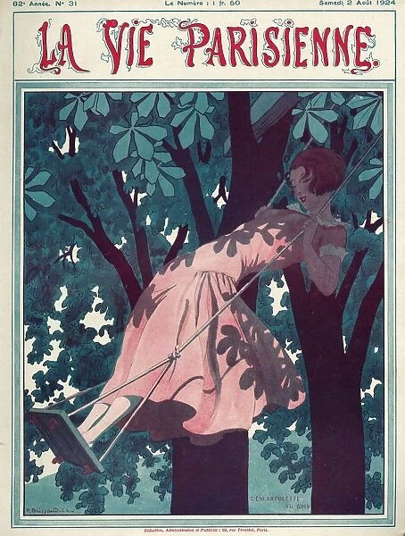 La Vie Parisienne 1924 1920s France magazines swings dresses womens