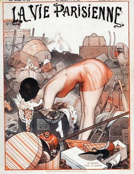 La Vie Parisienne 1924 1920s France magazines womens mess untidy what to wear
