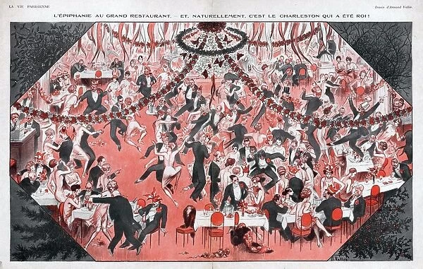 La Vie Parisienne 1924 1920s France Vallee dancing illustrations