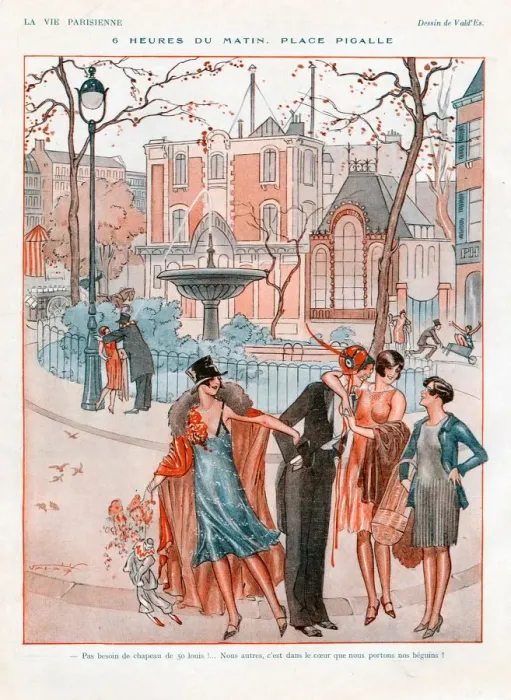 Framed Print : La Vie Parisienne 1925 1920s France cc the morning after partygoers drunk drunks