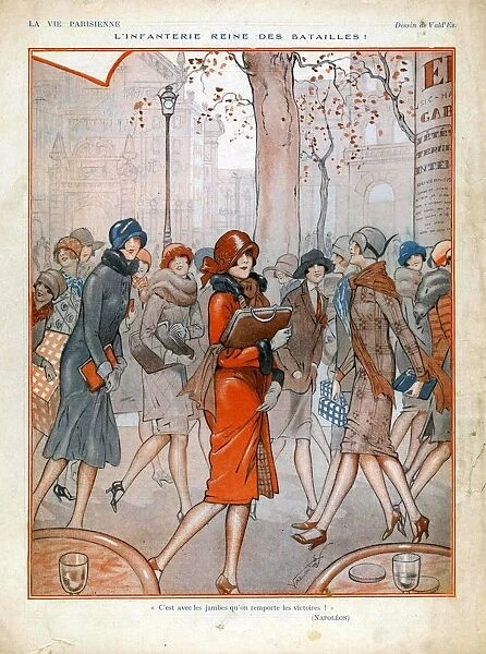 La Vie Parisienne 1925 1920s France cc shopping womens