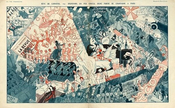 La Vie Parisienne 1925 1920s France dreaming dreams erotica Carnivals illustrations