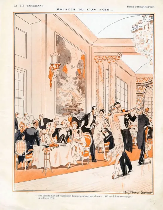 Framed Print : La Vie Parisienne 1926 1920s France cc ballrooms art deco tea ballrooms party Framed Print : La Vie Parisienne 1926 1920s France cc ballrooms art deco tea ballrooms party