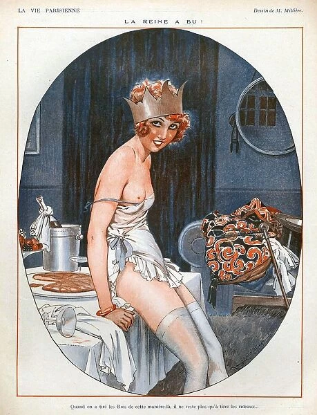 La Vie Parisienne 1926 1920s France cc erotica eating party