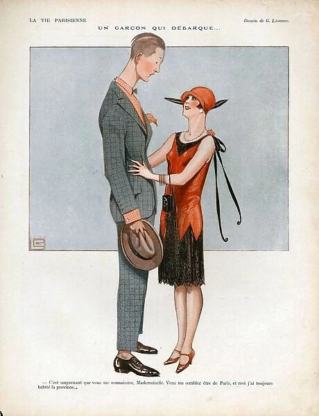 La Vie Parisienne 1926 1920s France cc short tall couples little and large opposites