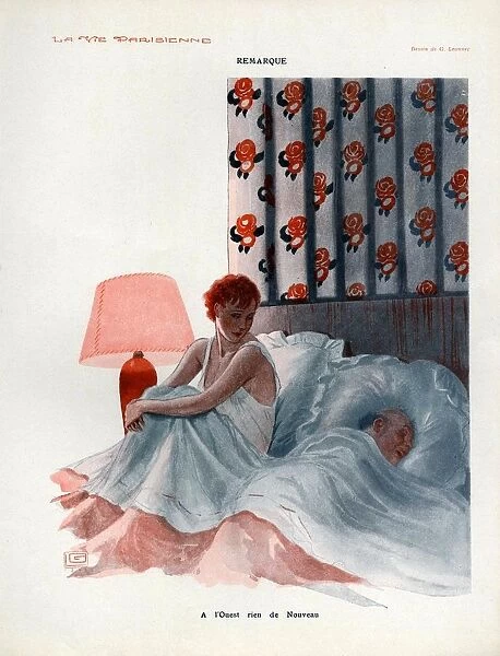 La Vie Parisienne 1930 1930s France cc no sex tonight sleeping snoring beds