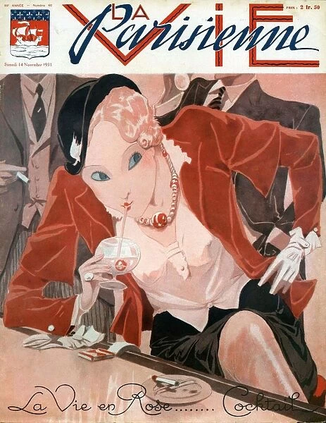 La Vie Parisienne 1931 1930s France cc magazines bars drinking cigarettes cocktails