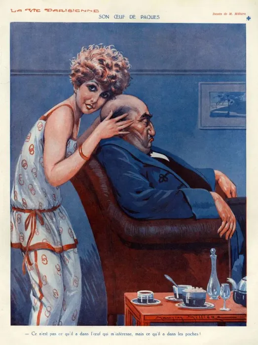 Framed Print : La Vie Parisienne 1931 1930s France cc sugar daddy daddies head massage bald Framed Print : La Vie Parisienne 1931 1930s France cc sugar daddy daddies head massage bald