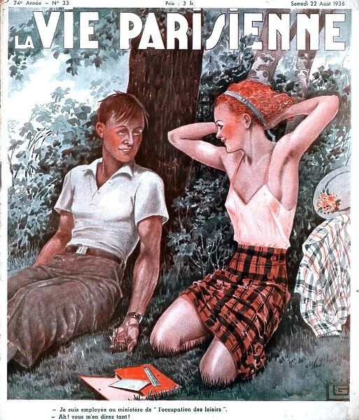 La Vie Parisienne 1935 1930s France magazines couples erotica affairs courting dating