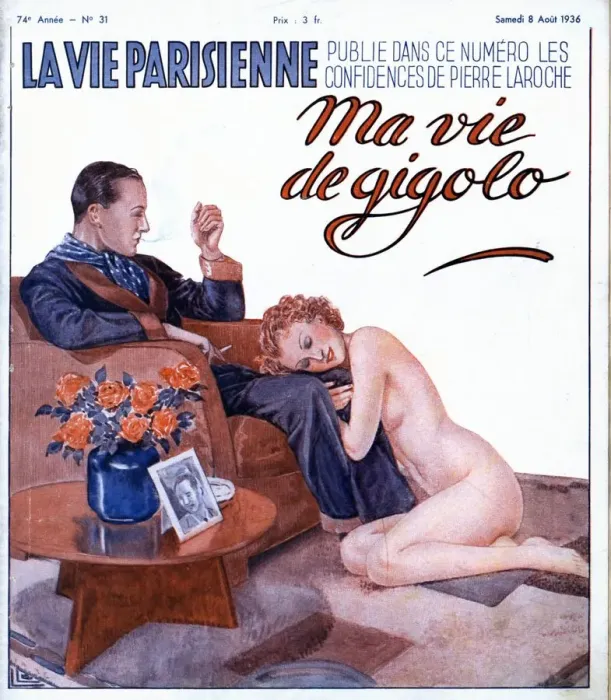 Framed Print : La Vie Parisienne 1936 1930s France magazines couples erotica nudes women affairs Framed Print : La Vie Parisienne 1936 1930s France magazines couples erotica nudes women affairs