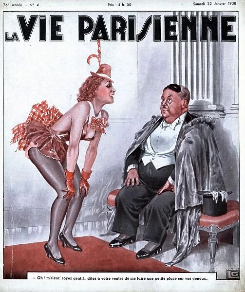La Vie Parisienne 1938 1930s France magazines couples erotica mens evening-dress