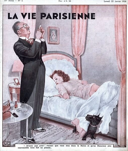 La Vie Parisienne 1938 1930s France magazines erotica bedrooms doctors bedrooms beds