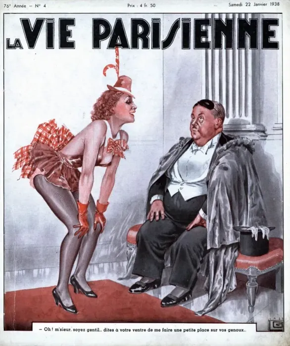 Framed Print : La Vie Parisienne 1938 1930s France magazines couples erotica mens evening-dress Framed Print : La Vie Parisienne 1938 1930s France magazines couples erotica mens evening-dress