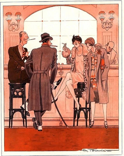 Le Sourire 1920s France bars cocktails mens womens dating flirting magazines clothing