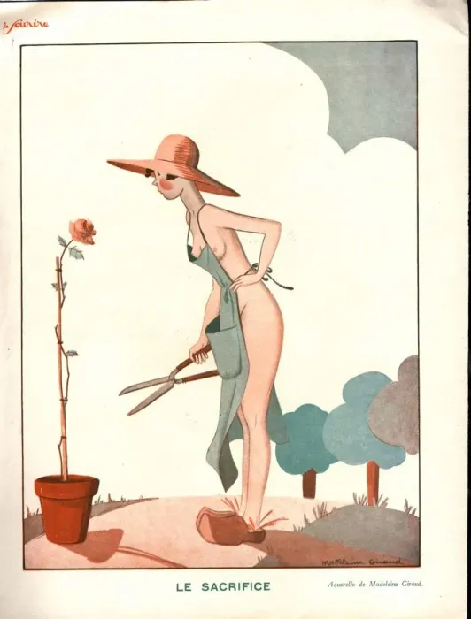Framed Print : Le Sourire 1920s France erotica glamour nudes naked nudists naturists magazines naturism Framed Print : Le Sourire 1920s France erotica glamour nudes naked nudists naturists magazines naturism