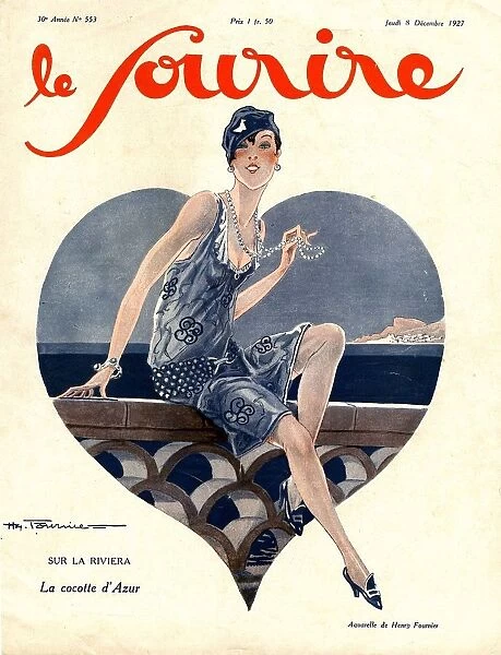 Le Sourire 1920s France glamour art deco magazines