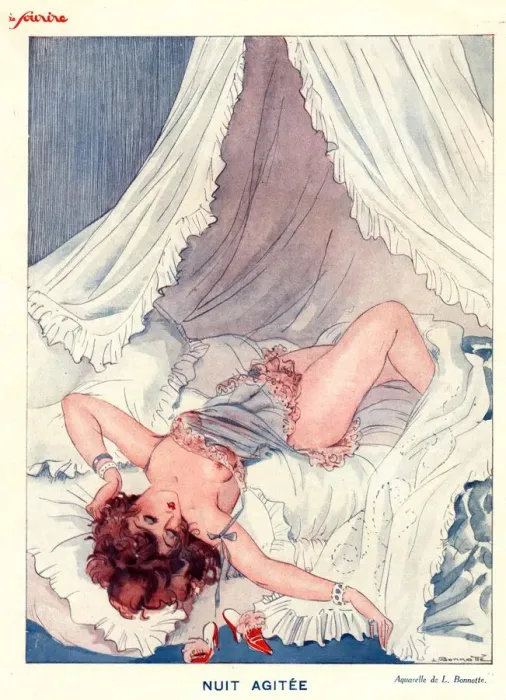 Framed Print : Le Sourire 1930s France erotica womens underwear magazines Framed Print : Le Sourire 1930s France erotica womens underwear magazines