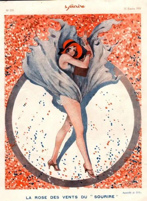 Framed Print : Le Sourire 1931 1930s France erotica glamour womens magazines Framed Print : Le Sourire 1931 1930s France erotica glamour womens magazines